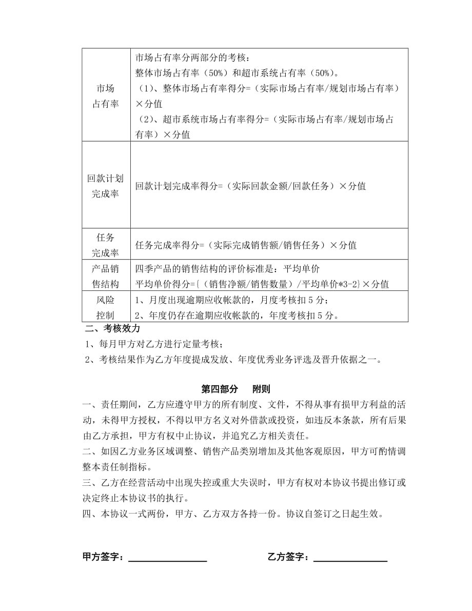 业务经理三级责任制_第4页