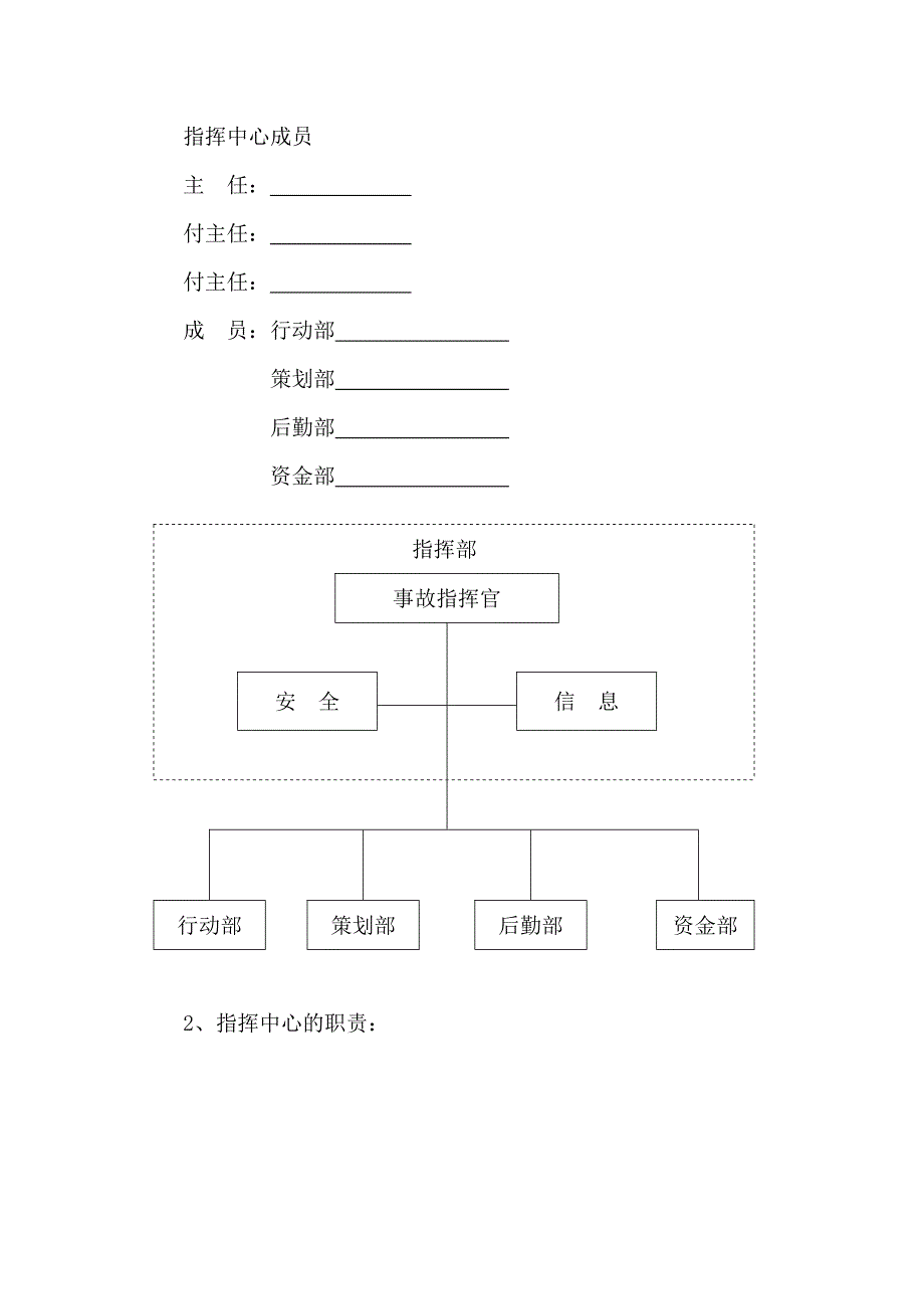 关于安全生产事故应急处置预案经营单位word版_第3页