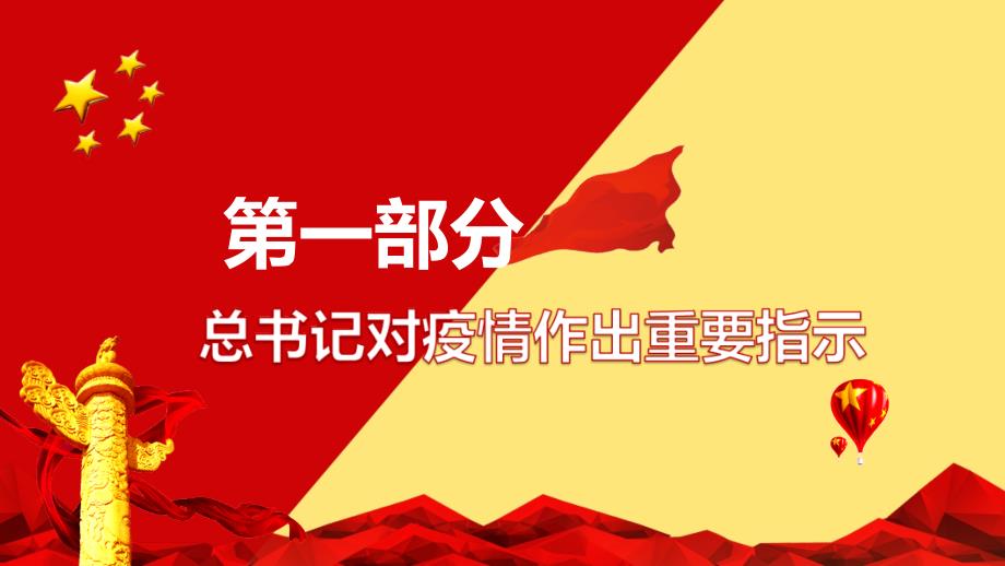 坚决打赢疫情防控阻击战让党旗在防控疫情斗争第一线高高飘扬动态PPT课件模板_第4页