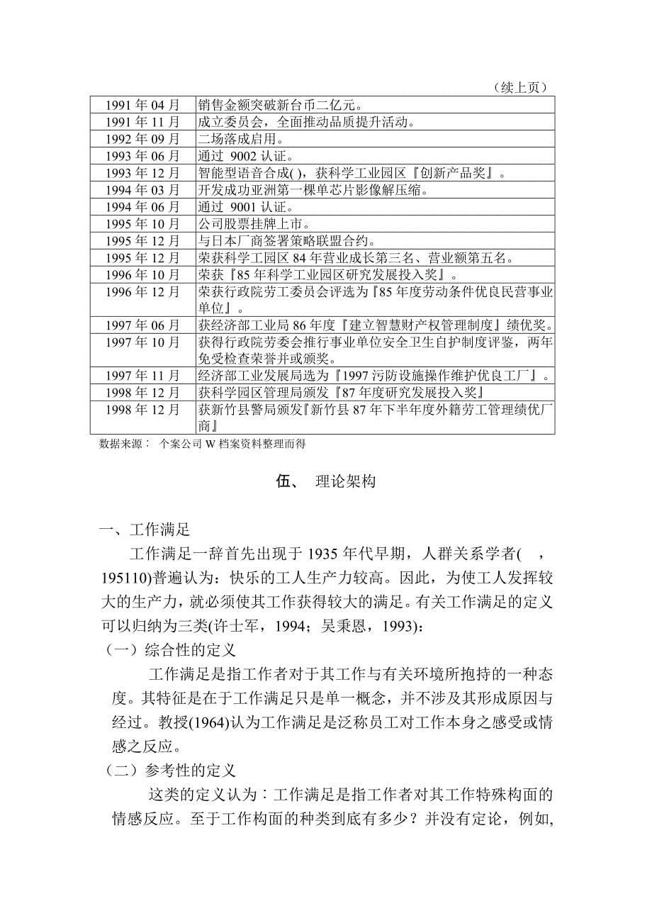 [精选]企业员工工作满足、组织承诺与离职意愿研讨_第5页