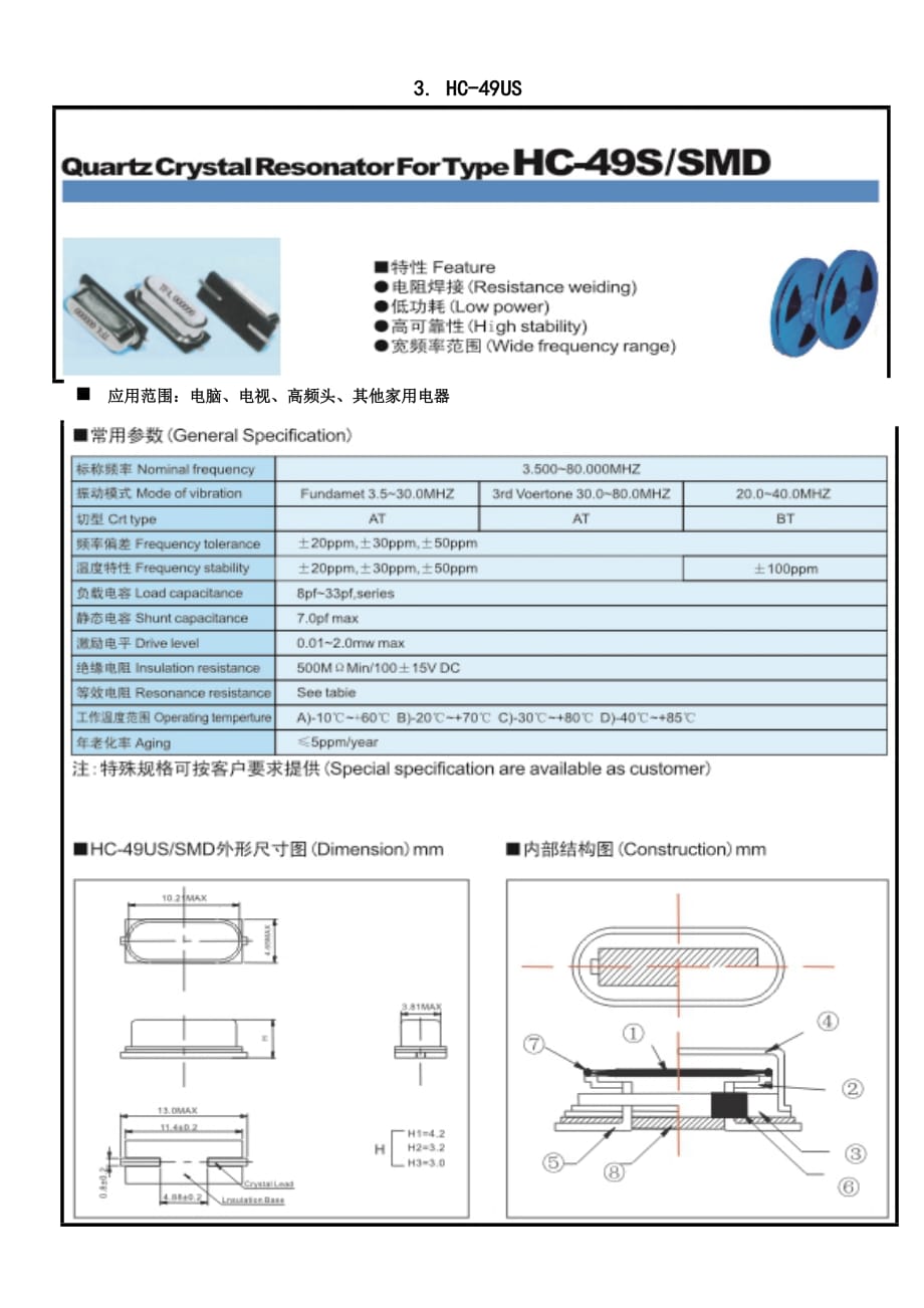 [精选]峰华晶体谐振器产品介绍1_第3页