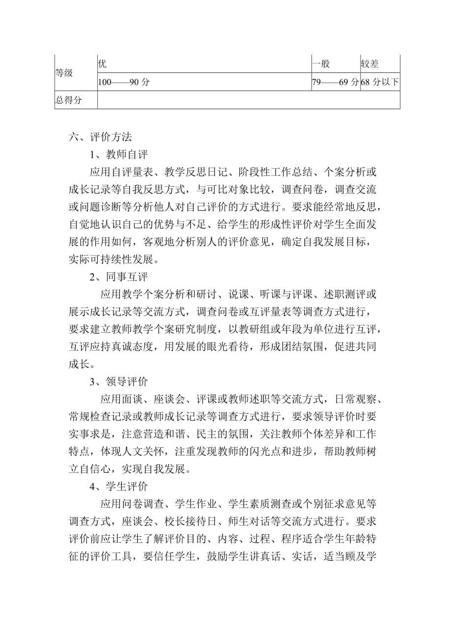 延寿一中教师评价制度_第5页