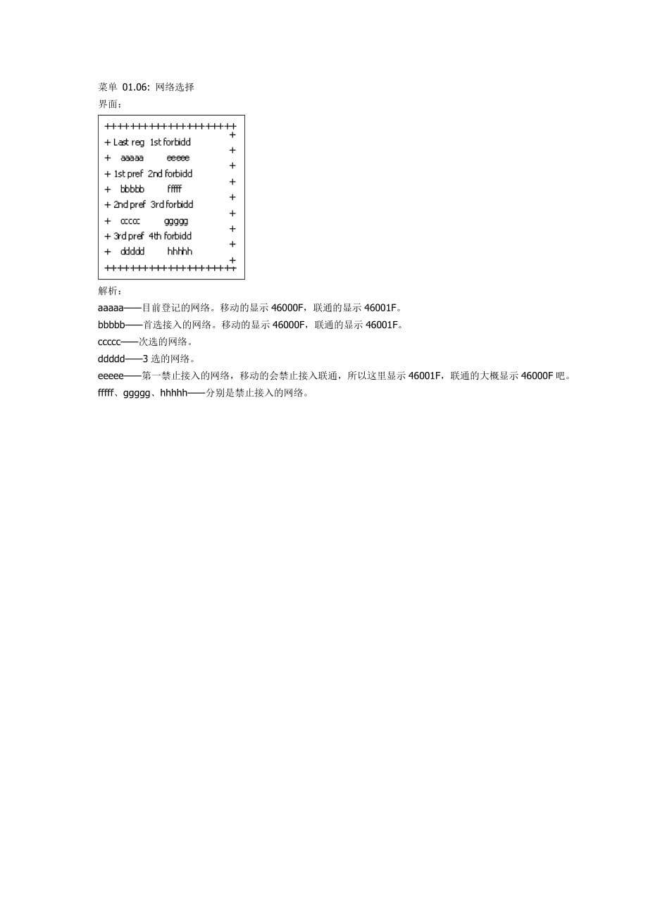 [精选]诺基亚7610工程模式说明_第4页