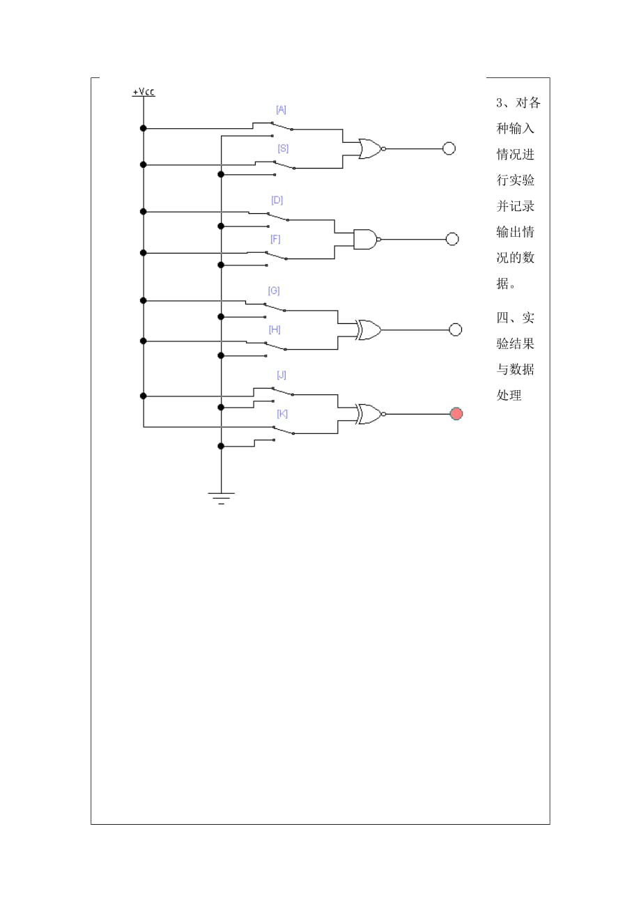 厦门理工学院数字电路实验报告二_第2页