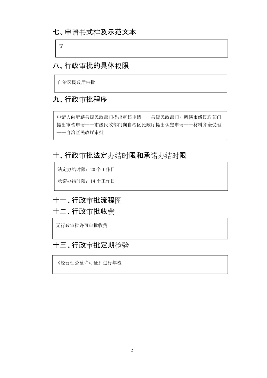 [精选]行政审批项目操作规程（殡葬管理）-一_第2页