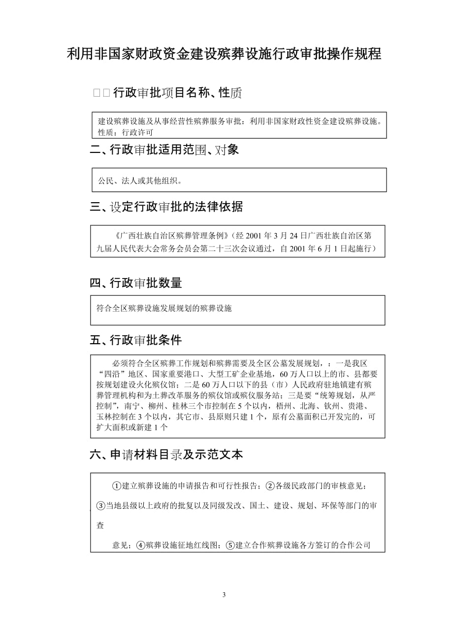 [精选]行政审批项目操作规程（殡葬管理）-一_第3页