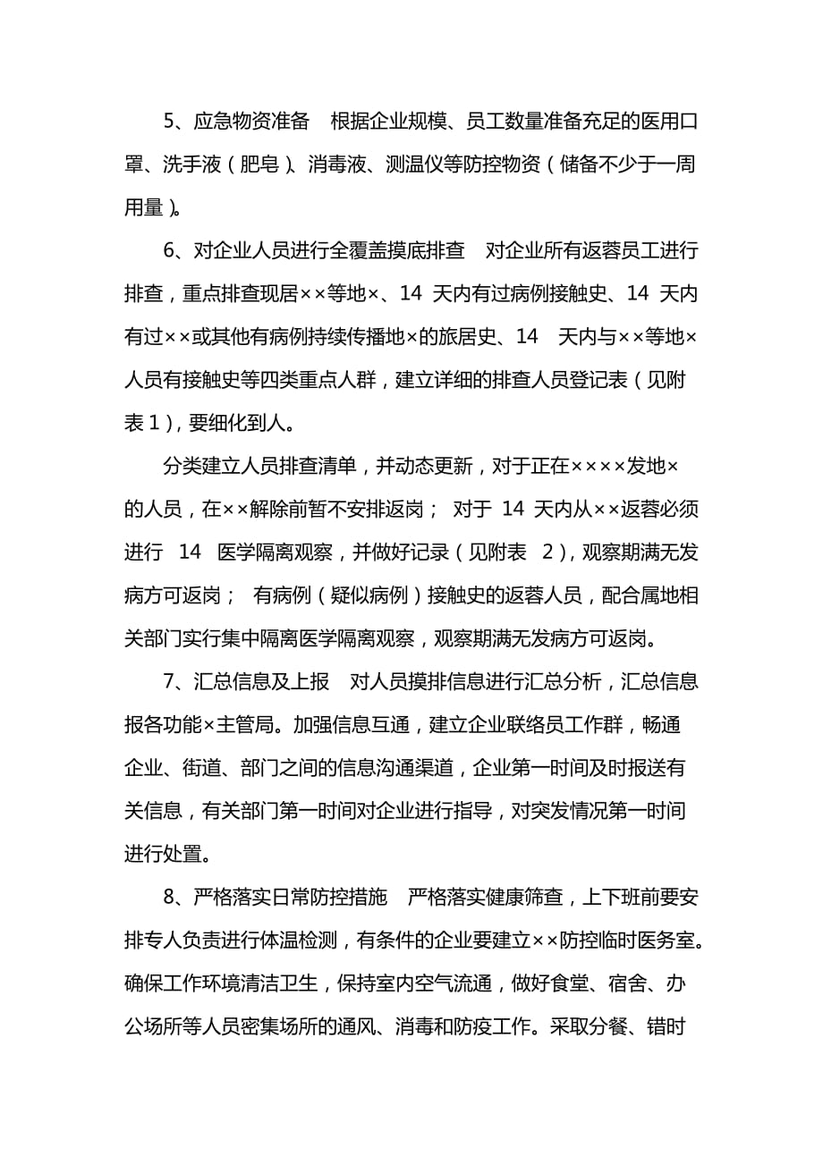 《企业防控应急预案》_第2页