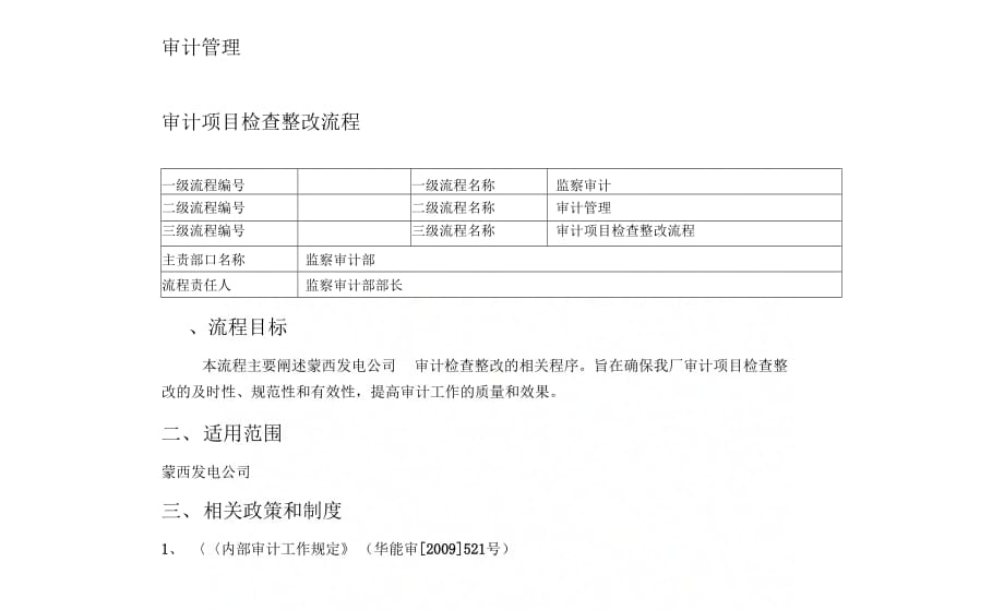 审计项目检查整改流程_第1页