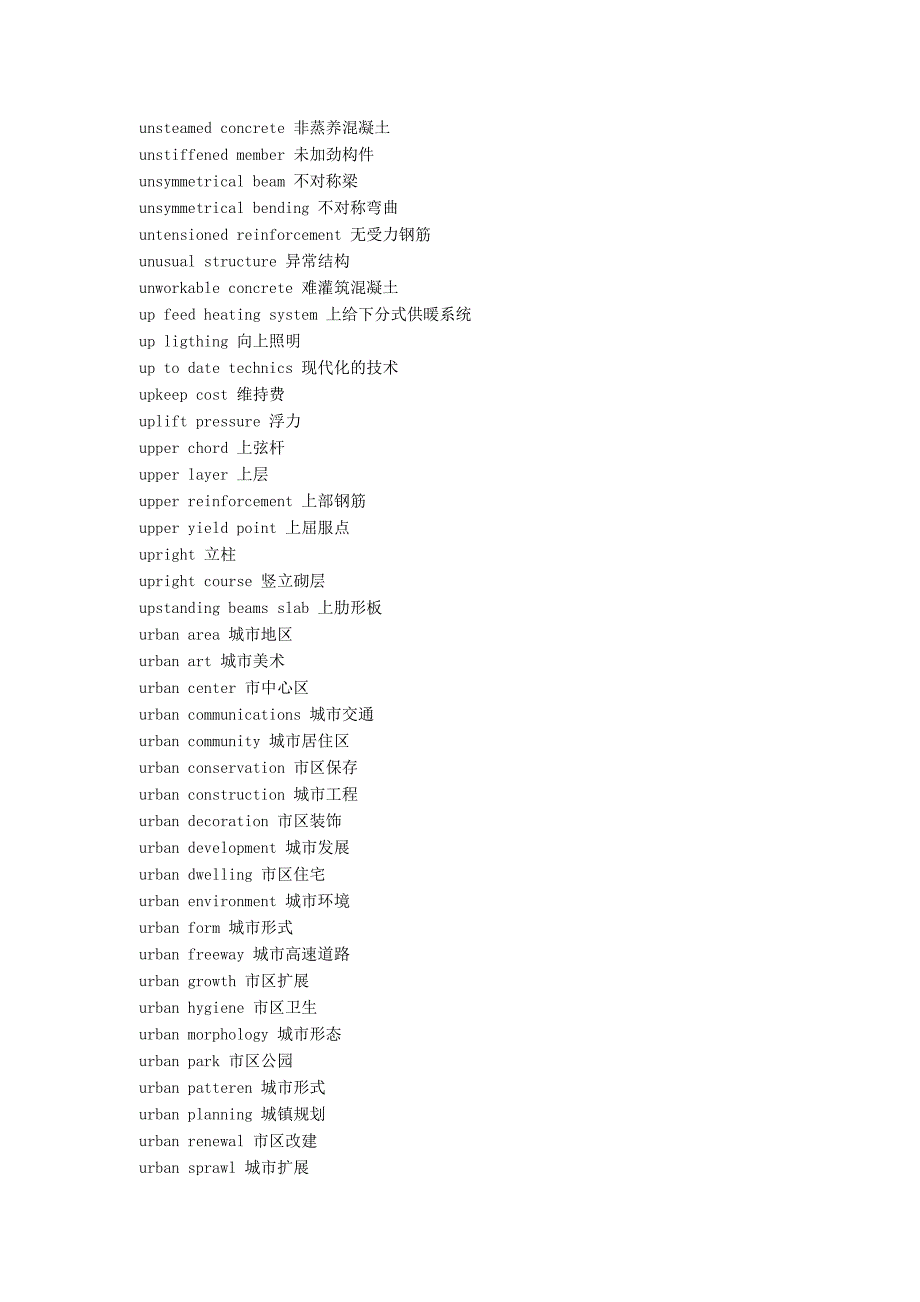 [精选]建筑专业词汇U~~Z_第4页