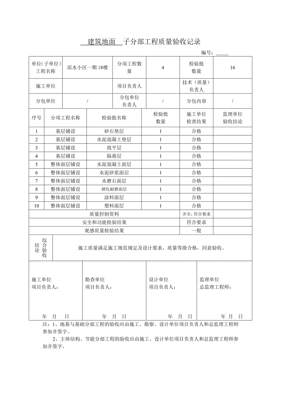 [精选]建筑装饰装修分部工程验收记录_第4页