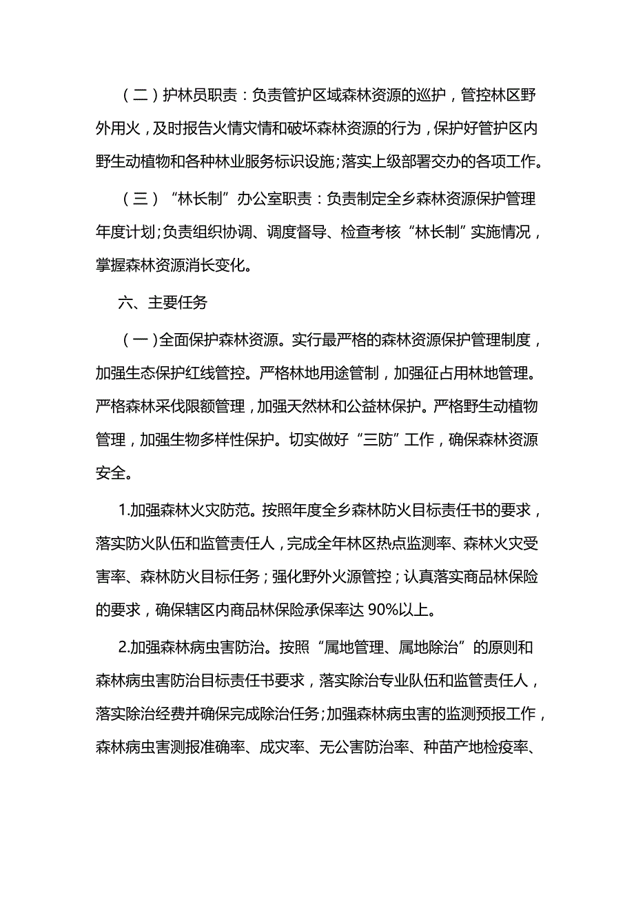 林长制工作实施方案二篇_第4页