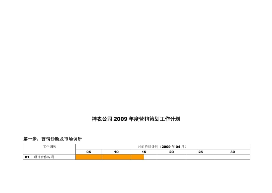 [精选]某某公司年度营销策划工作计划_第1页