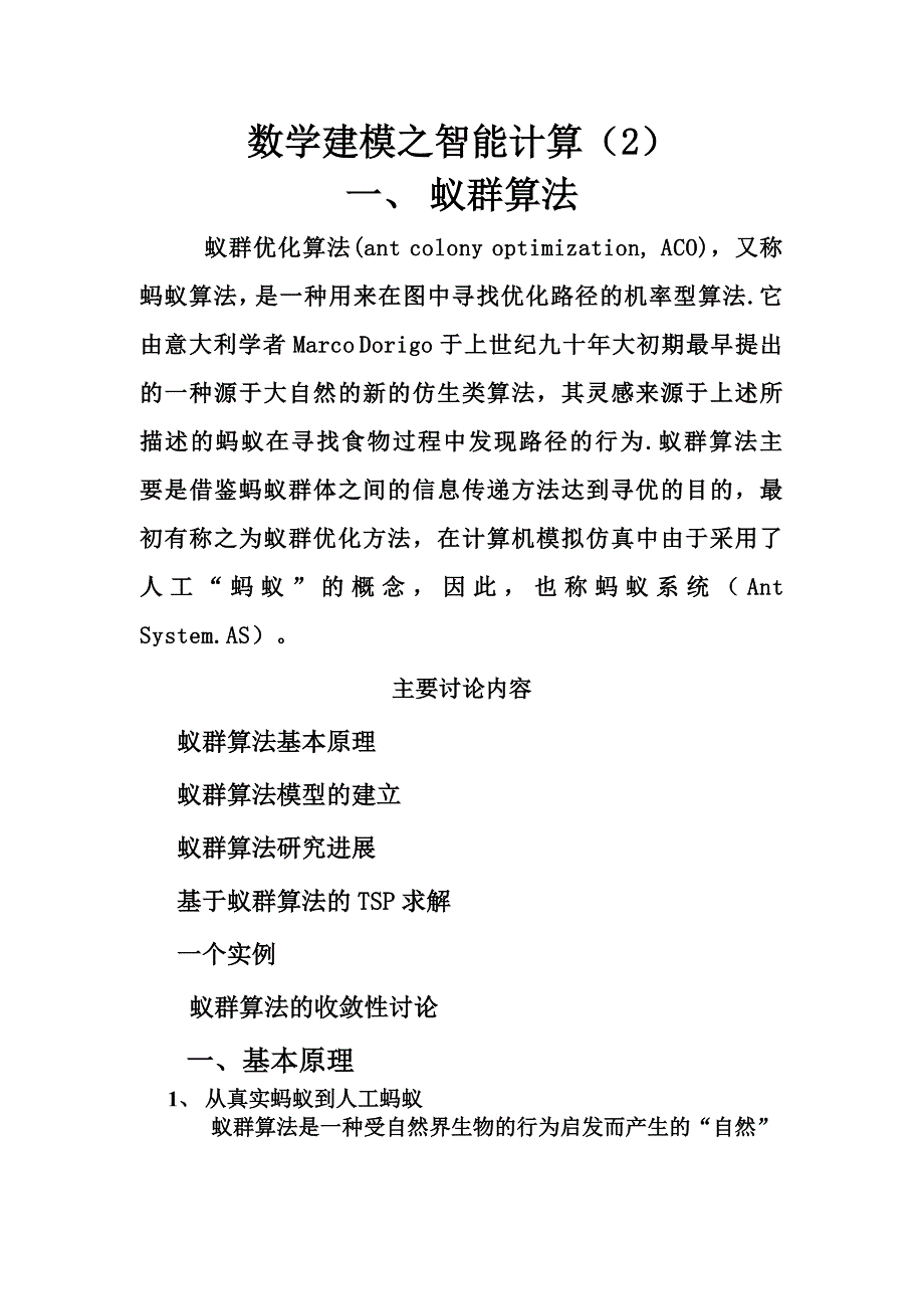 （推荐）数学建模之智能计算_第1页