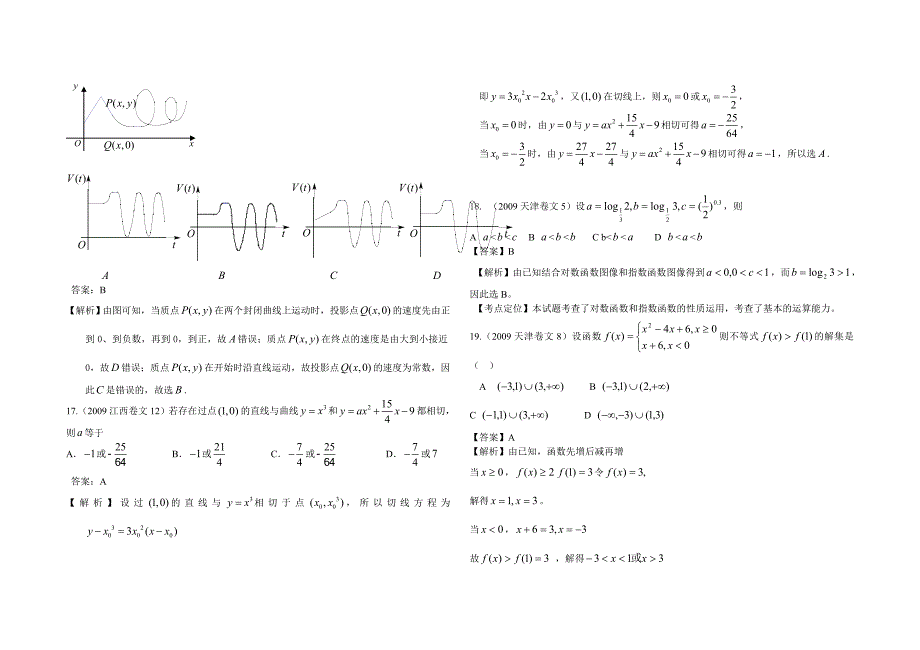 2012年高考文科数学专题复习函数与导数_第4页