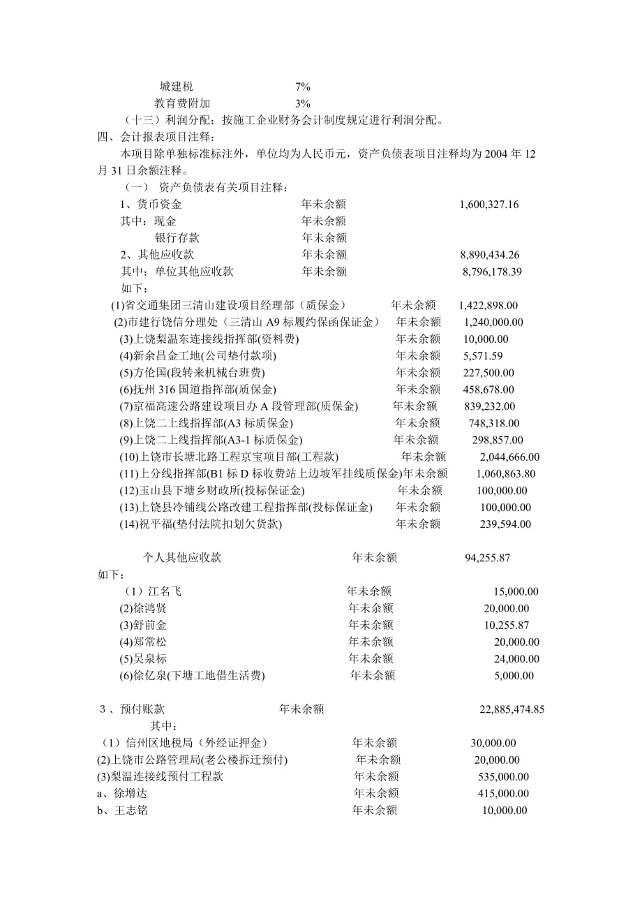 2004年度会计报表附注_第2页