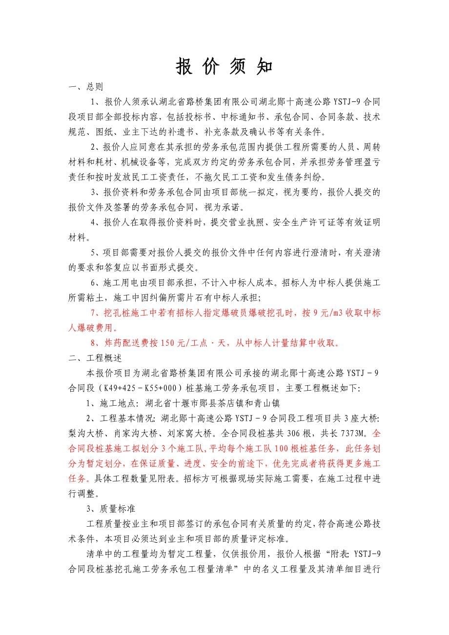 [精选]桥梁桩基础施工招标文件_第5页