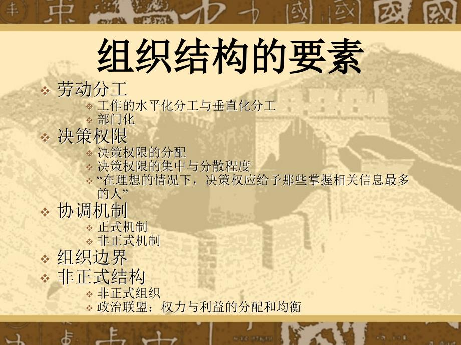 企业组织结构的管理要素(ppt 34页)_第3页