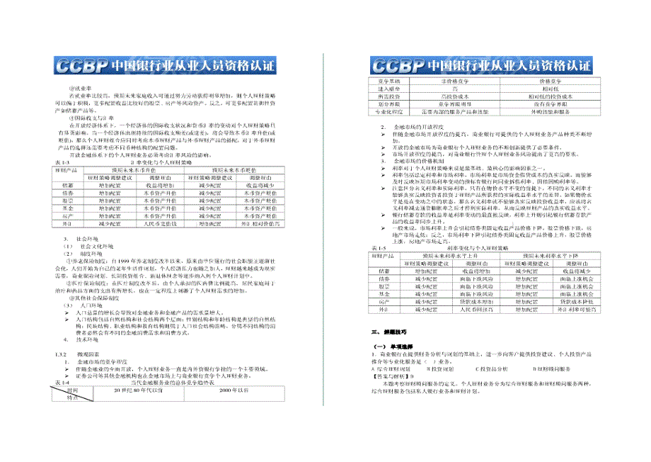 2011银行从业资格考试个人理财各章节讲义(章节版)36页_第3页