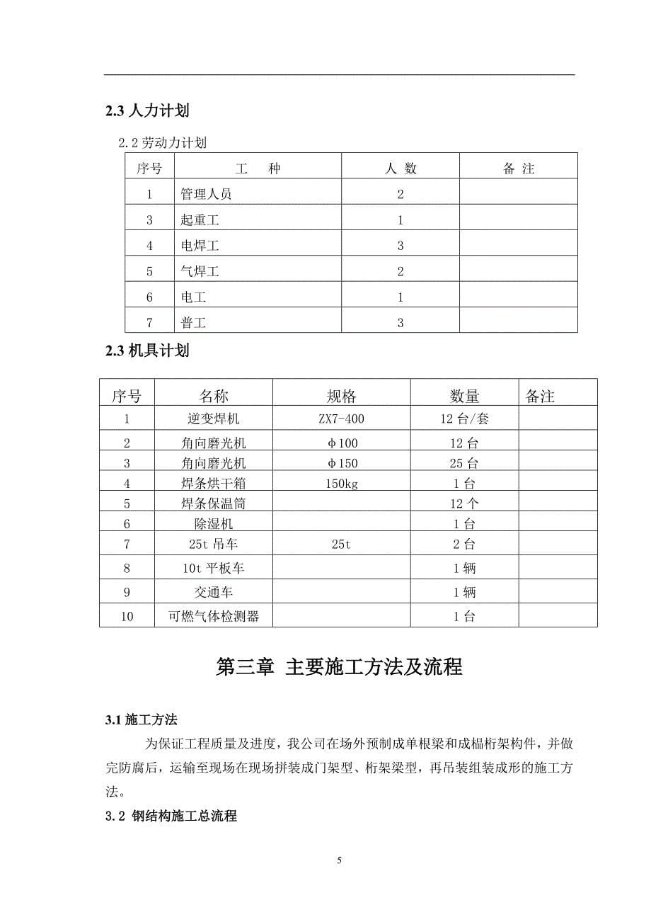 [精选]广州石化110KV供电系统完善项目钢结构施工方案_第5页