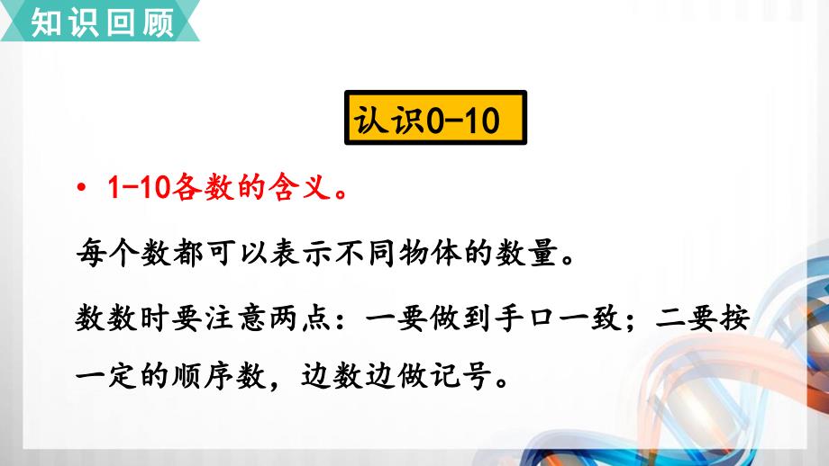 北师大版一年级数学上册《总复习1-5》课件（总复习）1《生活中的数》课件_第3页