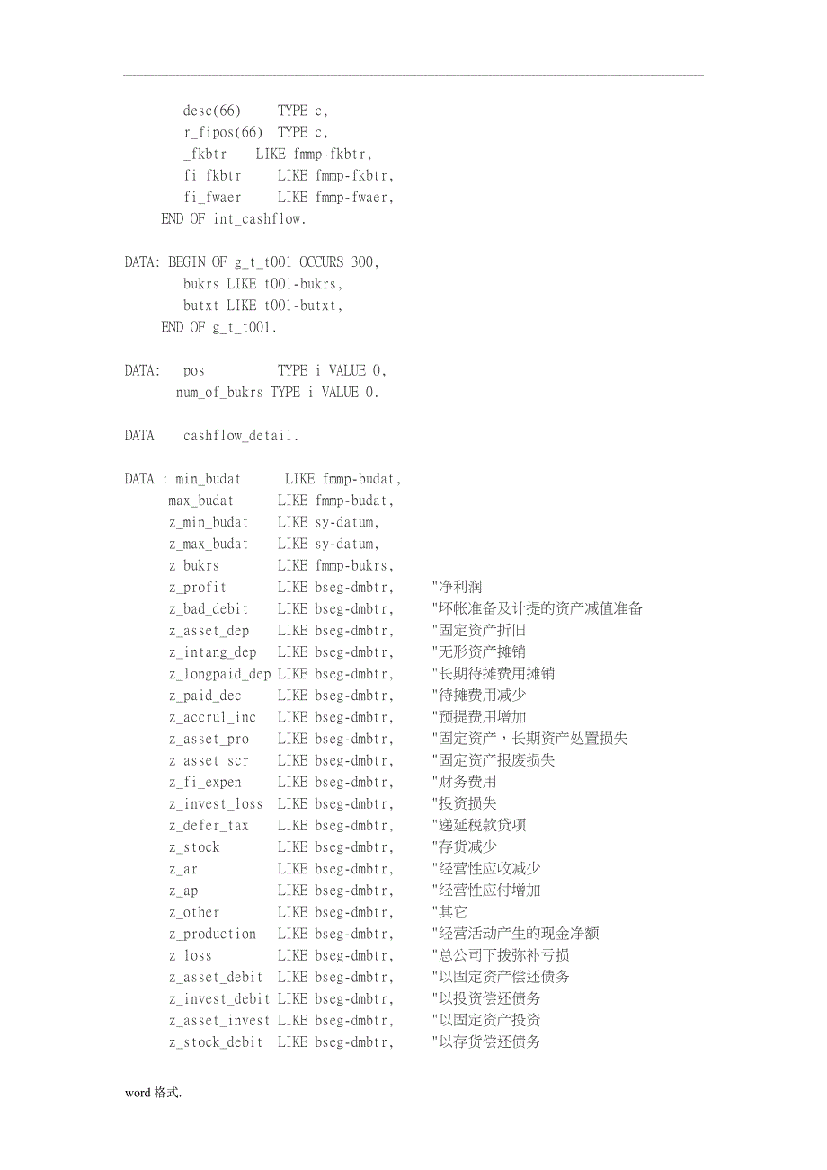 在SAP中用承诺项目出现金流量表_第3页