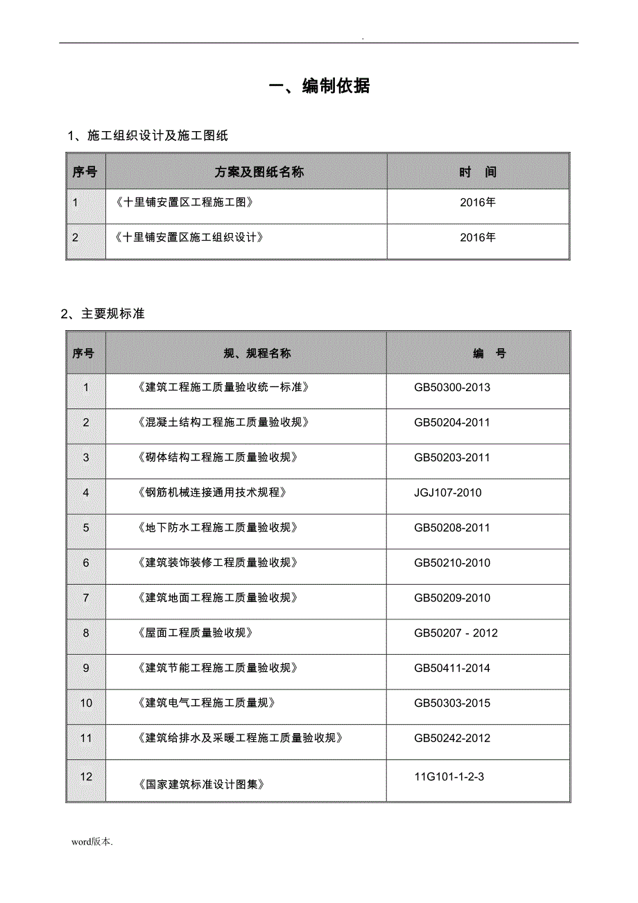 工程样板区工程施工组织设计_第3页