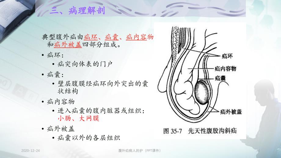 腹外疝病人的护（PPT课件）_第4页