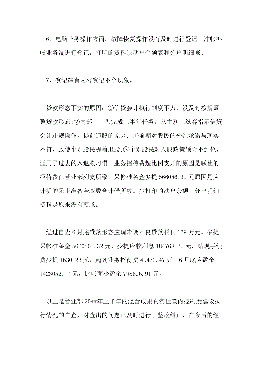 2021年内控制度自查报告_第3页