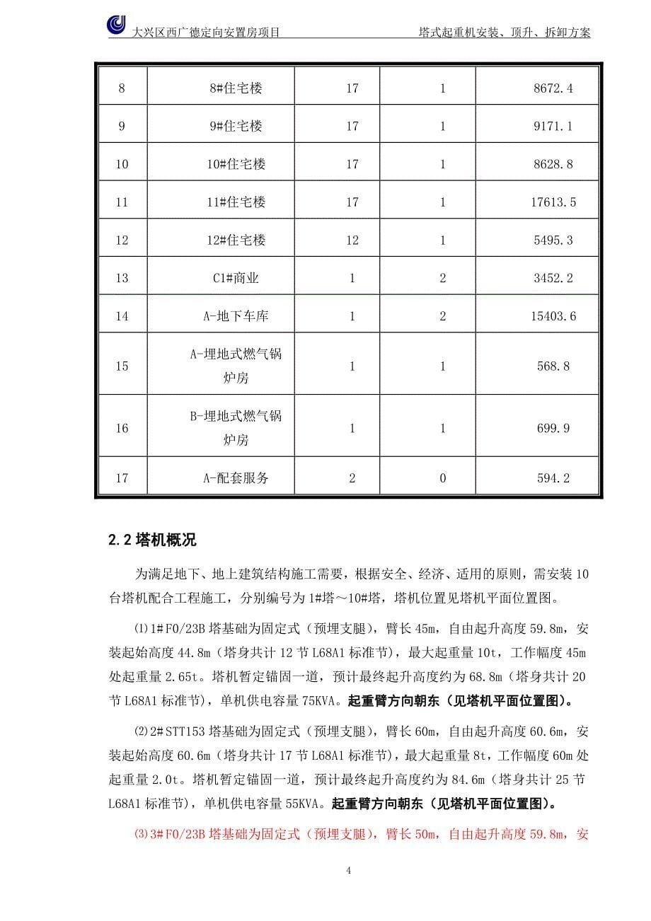 [精选]西广德项目塔机拆装方案_第5页