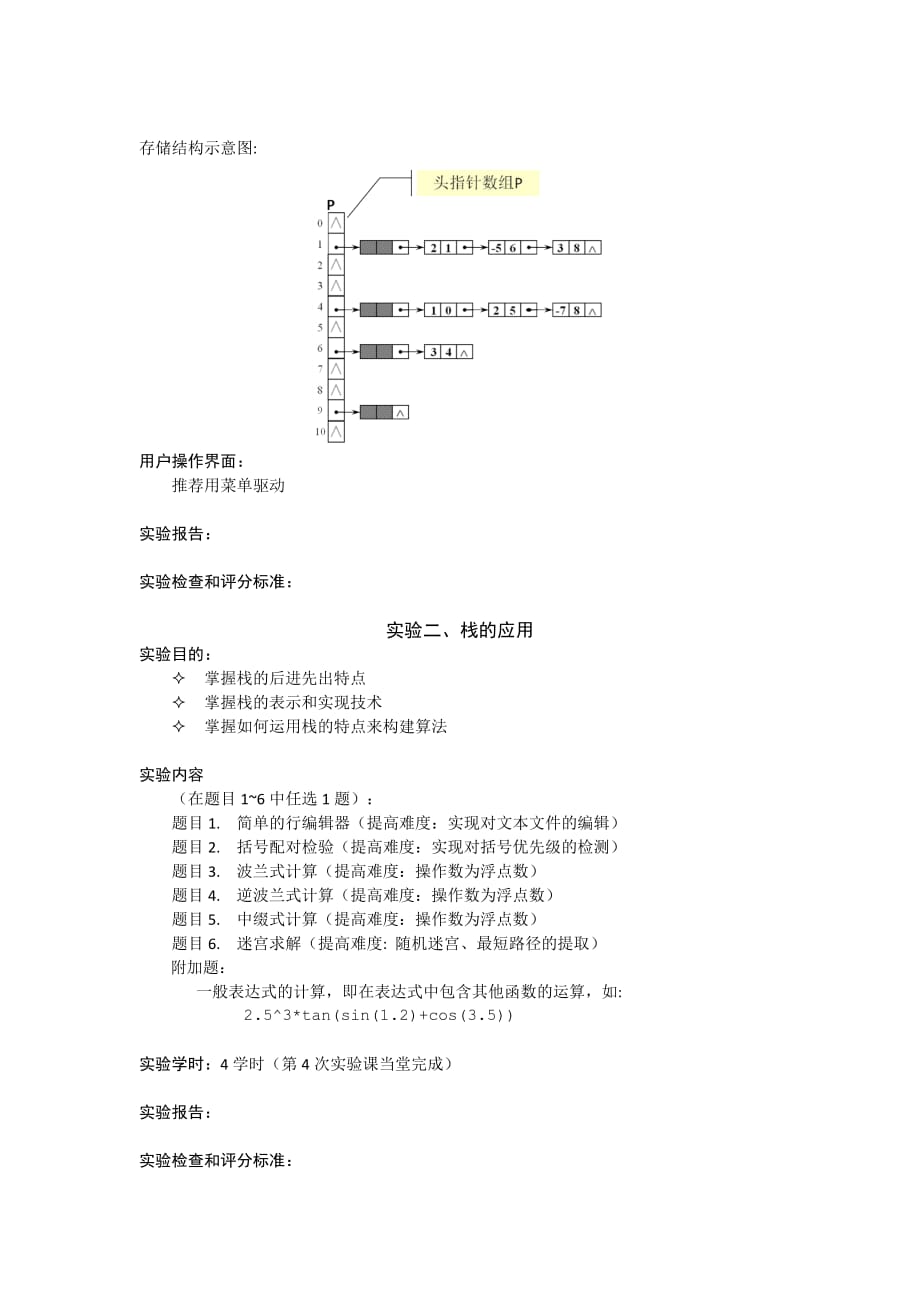 数据结构与数据库实验作业_第2页