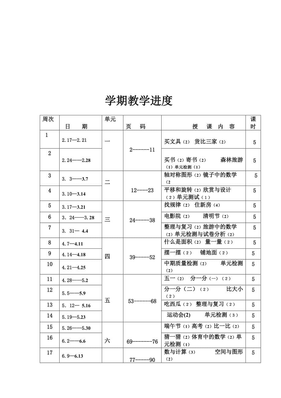 教学计划及安排表_第5页