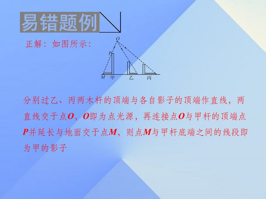 九年级数学上册 5 投影与视图易错课堂（五）投影与视图 北师大版_第3页