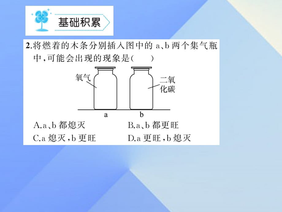 九年级化学上册 第1单元 走进化学世界 课题2 化学是一门以实验为基础的科学作业 新人教版_第3页