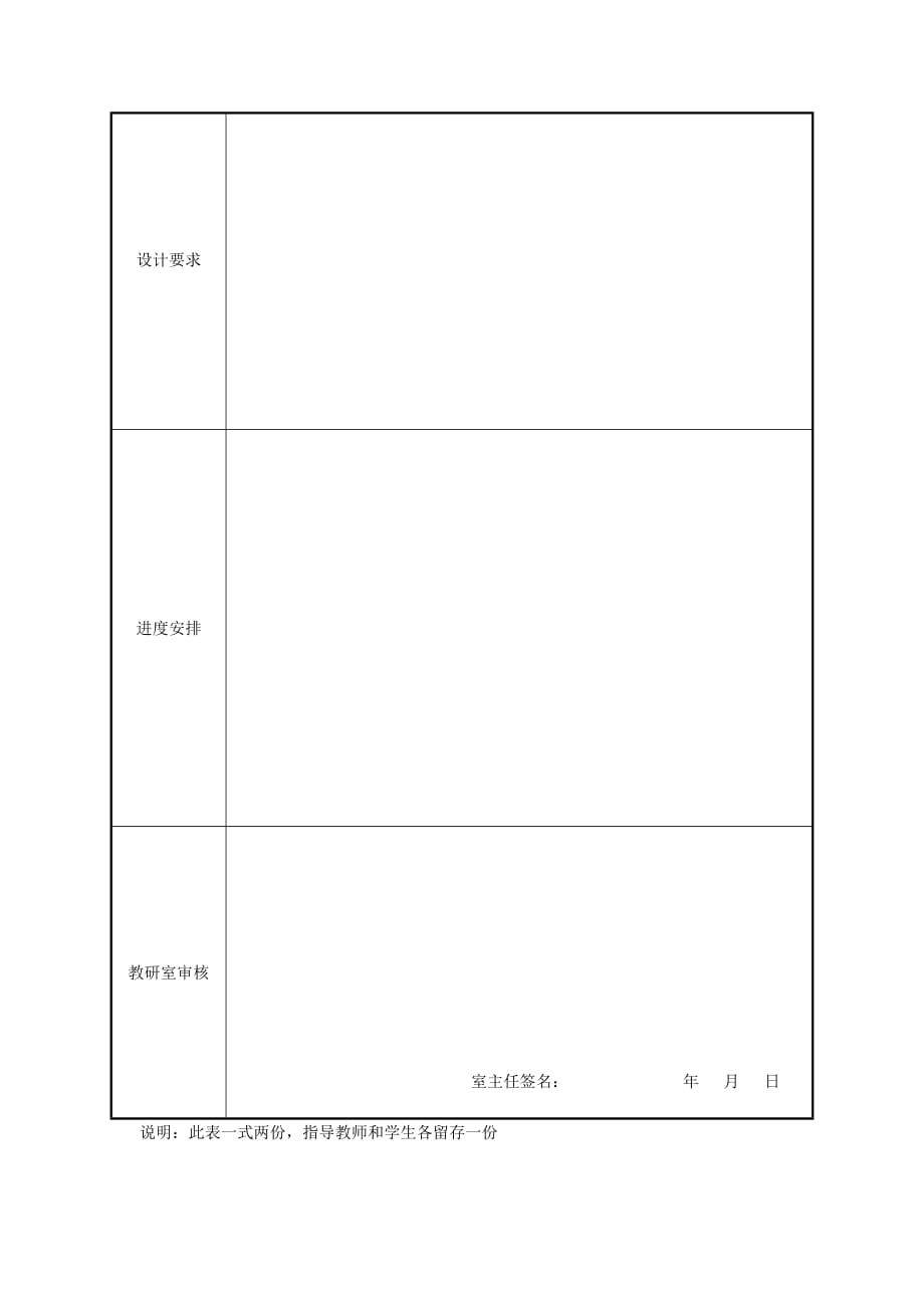 湖南高速铁路职业技术学院毕业设计任务书、开题报告_第3页