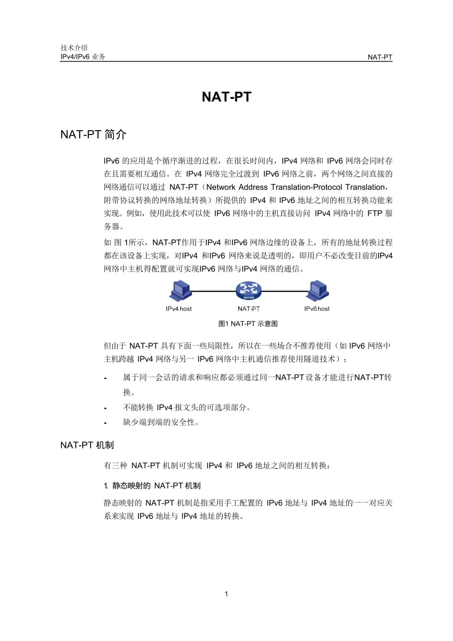 IPv4与IPv6业务-NAT-PT技术介绍-D_第3页