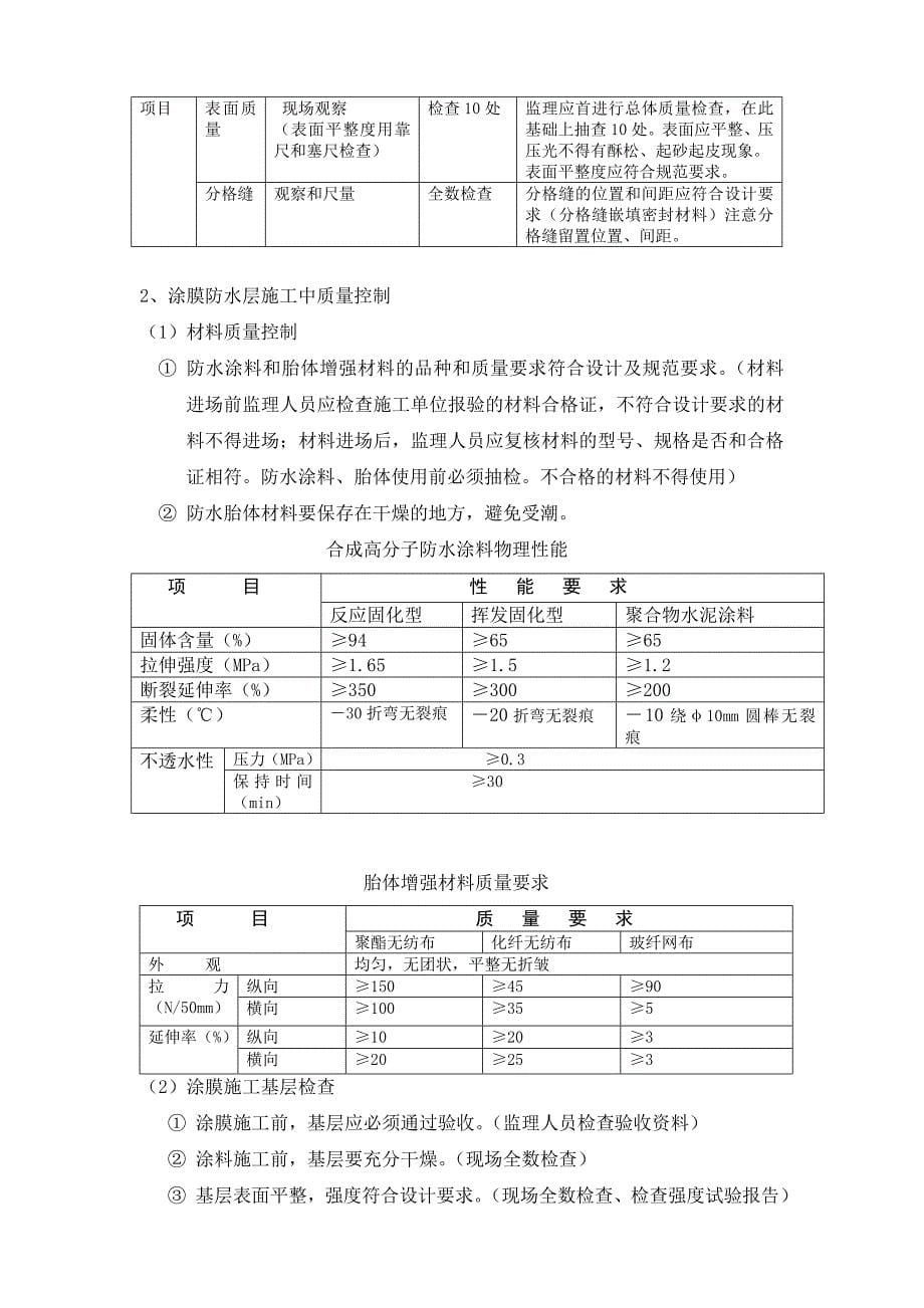 涂膜防水监理细则_第5页