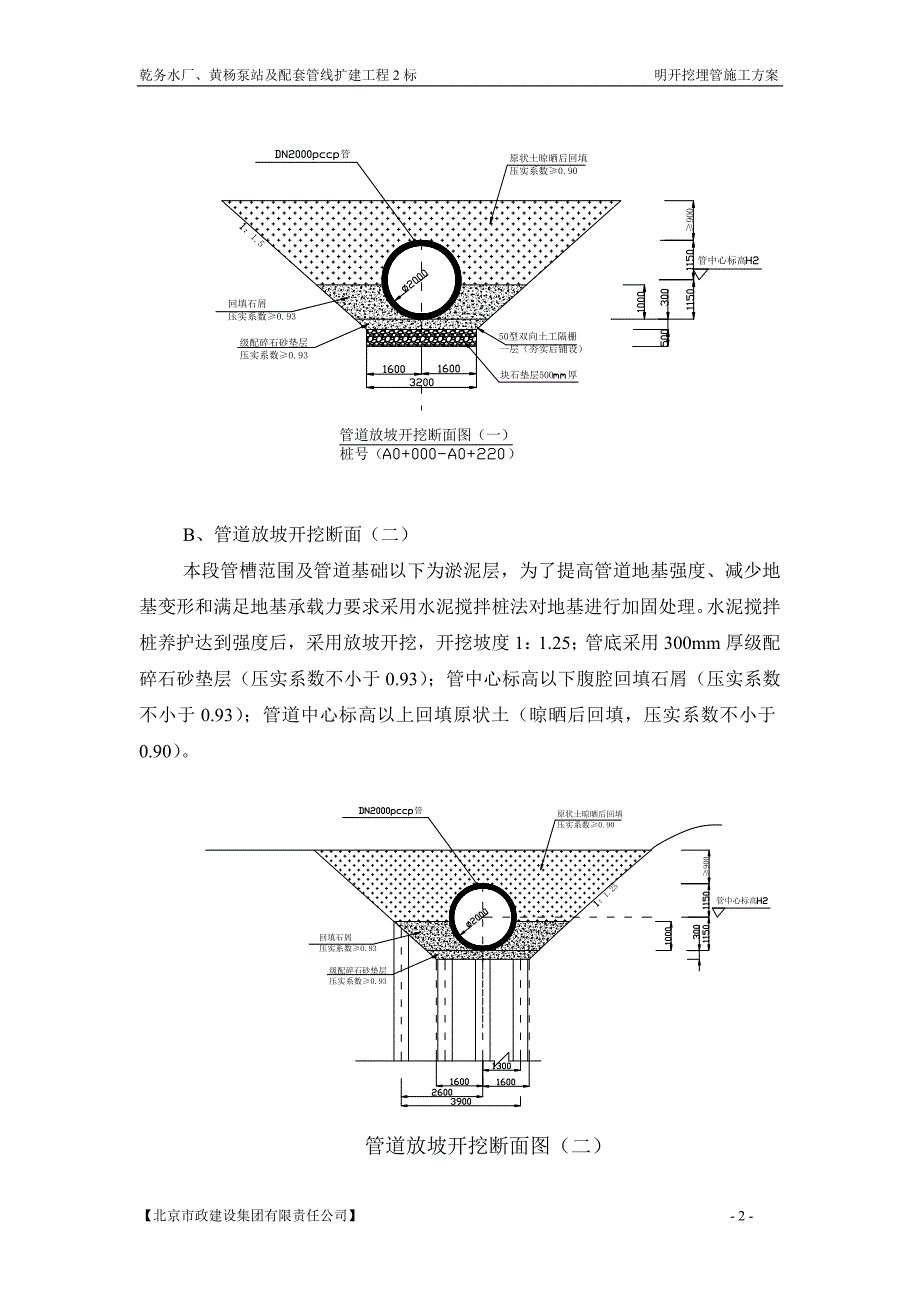 [精选]明开沟槽埋管施工方案_第2页