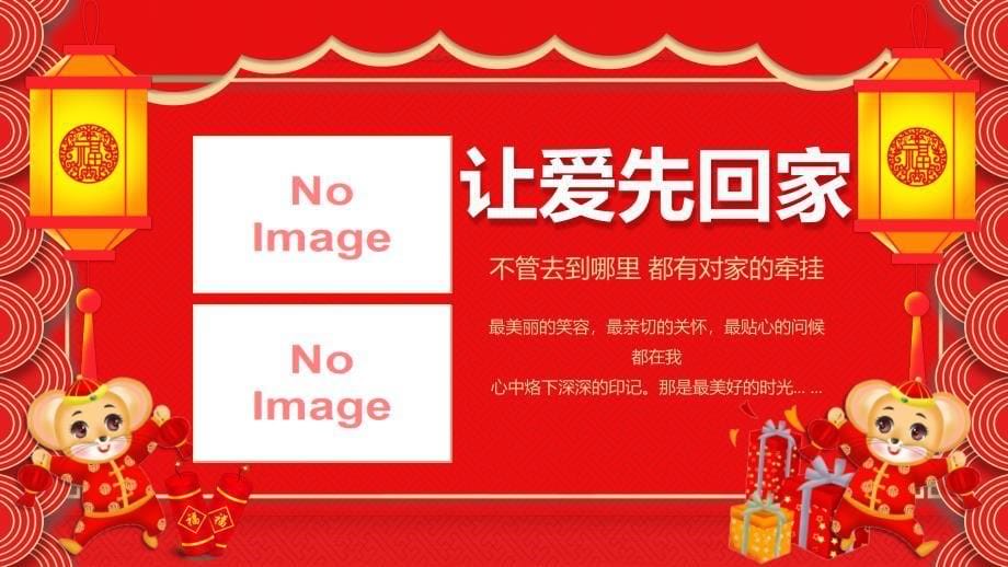 中国风喜气洋洋新年家庭相册教学课件PPT模板_第5页