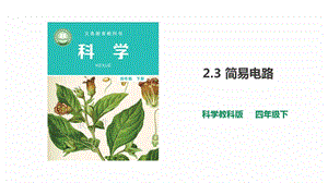 教科版科学四年级下册2.3《简易电路》课件（31张PPT）