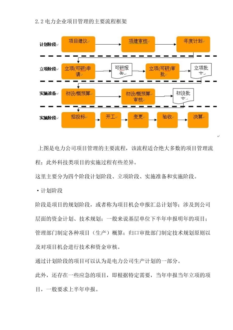 [精选]电力企业项目管理业务框架(1)_第5页