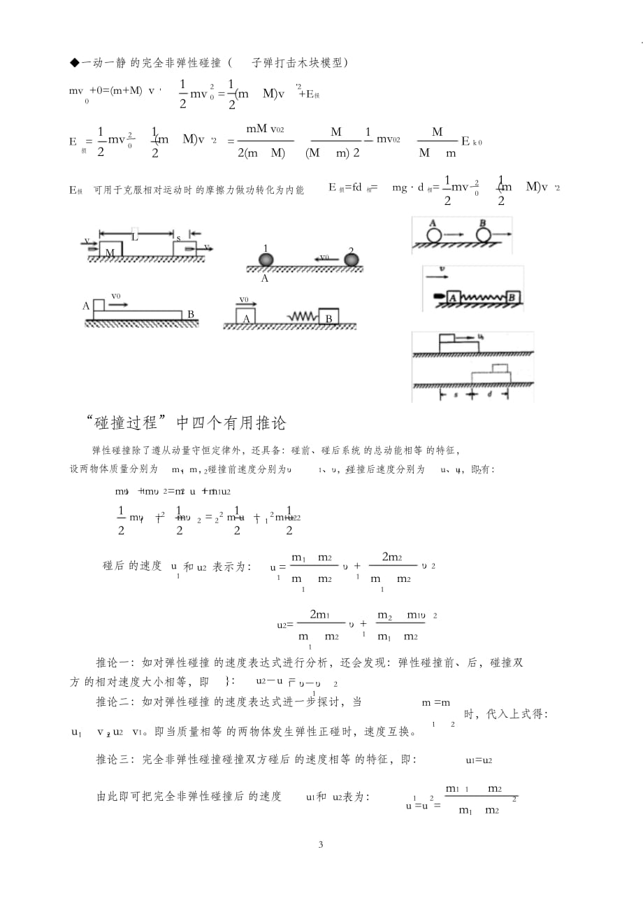 （完整版）高中物理动量知识模型归纳_第3页