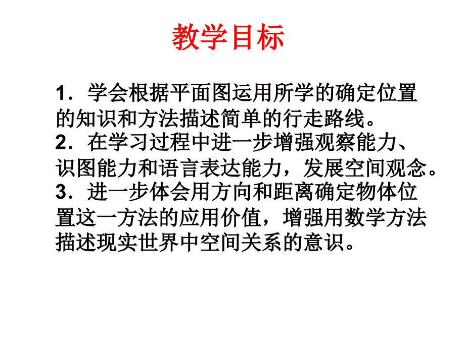 2014苏教版六下数学：《描述简单的行走路线》课件3_第2页