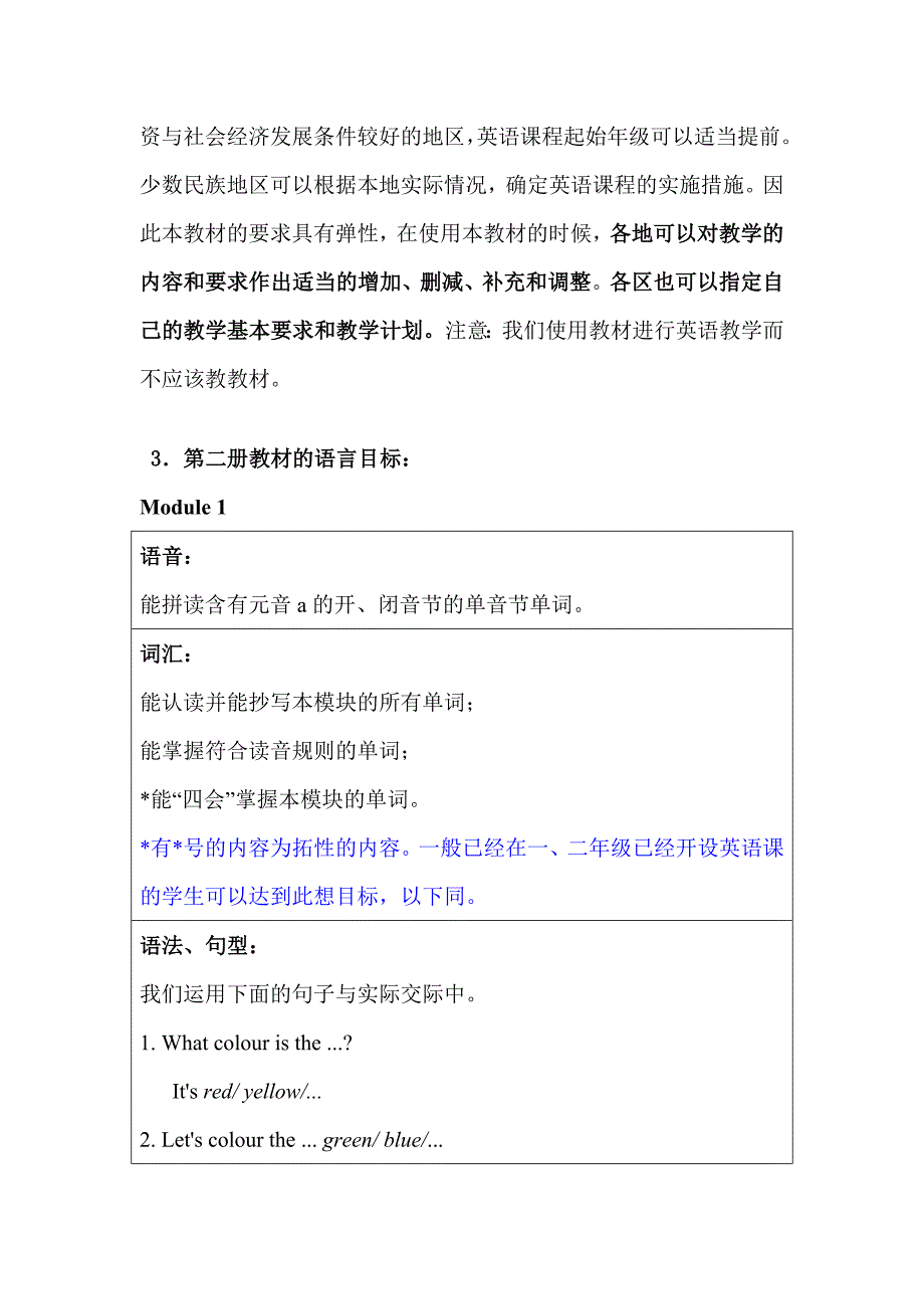 小学英语第二册教材分析3_第4页