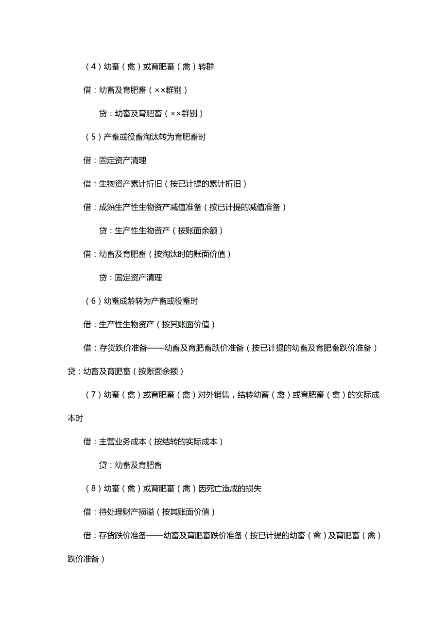 农业企业会计账务处理分录梳理14页_第4页