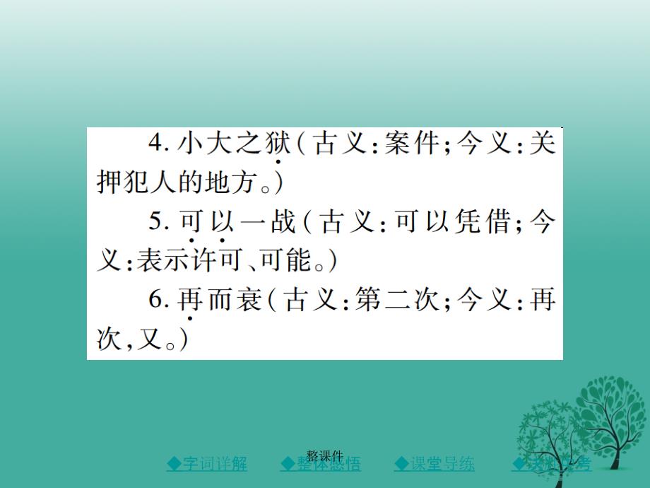 九年级语文下册 第6单元 21《曹刿论战》 新人教版_第4页