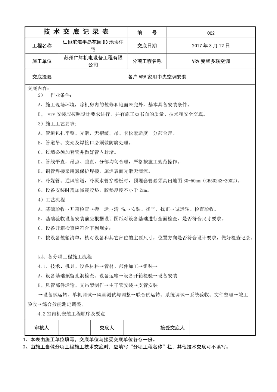 多联机空调系统-技术交底10页_第2页