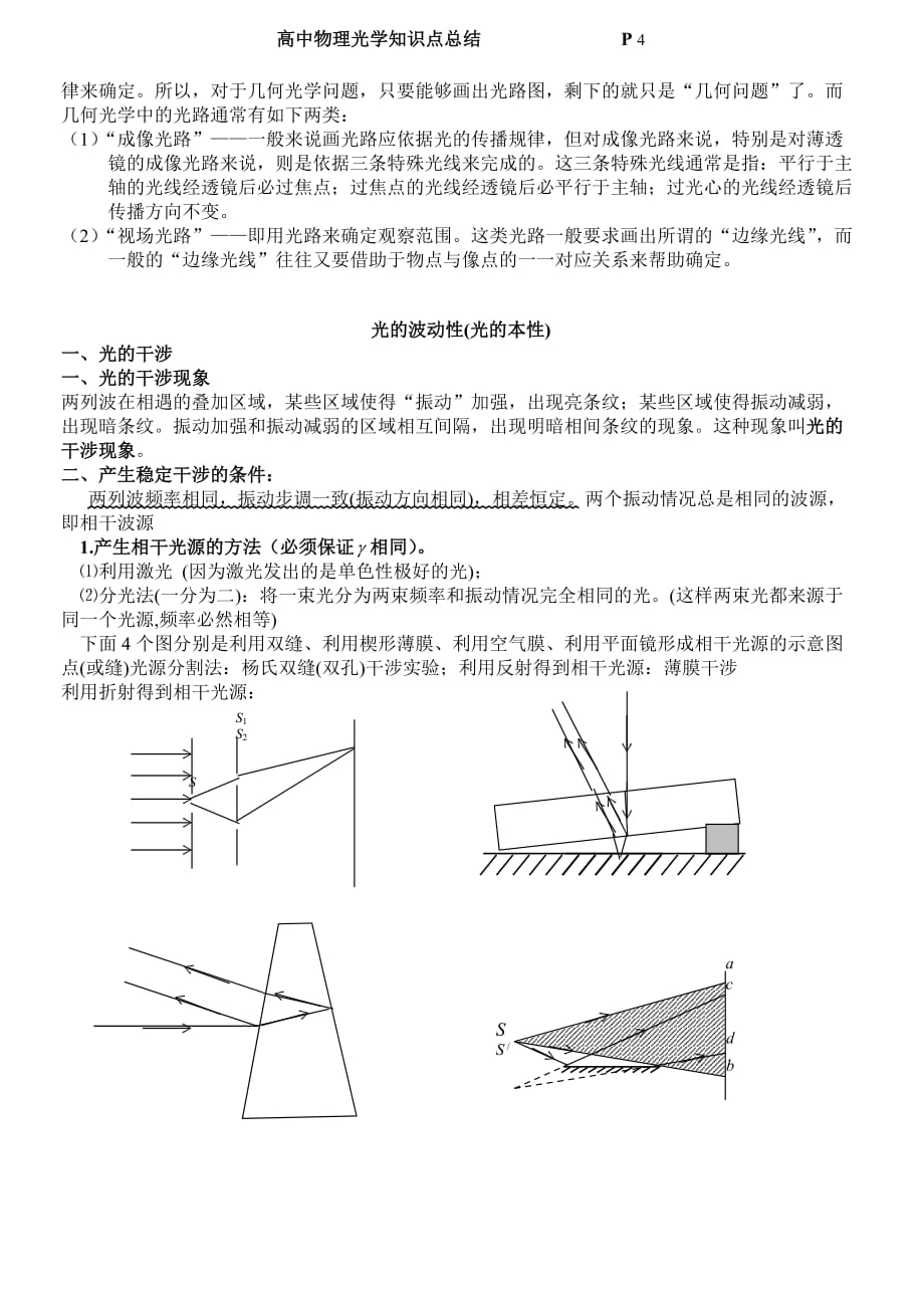 高中物理光学知识点经典总结20168页_第4页