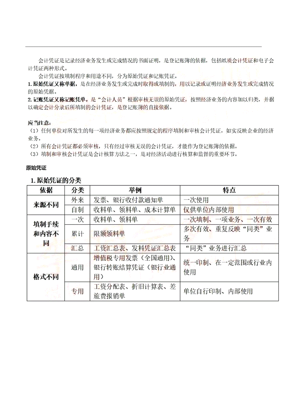 2021年初级会计职称《初级会计实务》考点精讲NO.5：会计凭证的重点已为你划好_第2页