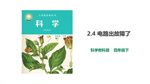 教科版科学四年级下册《2.4 电路出故障了路》精品课件（2套）