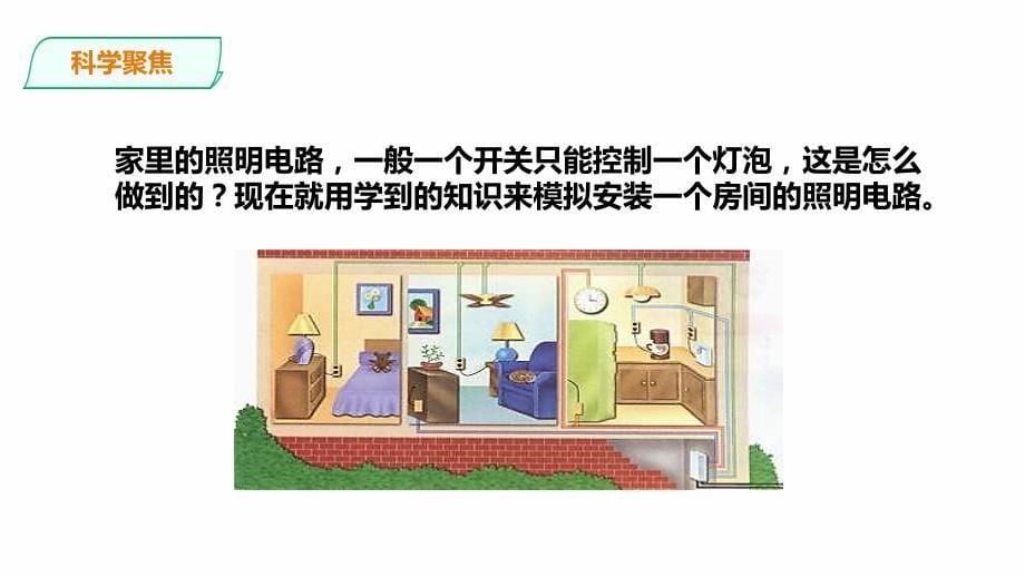 教科版科学四年级下册2.8《模拟安装照明电路》课件_第5页